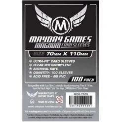 Sleeves Transparents 70 X 110MM 100P Mayday Games