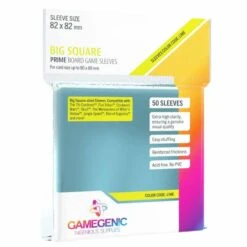 Sleeves Transparents 82 X 82MM 50P 5 Sleeves Transparents 82 X 82MM 50P -Plateau Jeux Magasin 82 x 82 Gamegenic 20