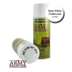 Army Painter – Base Primer Matt White -Plateau Jeux Magasin Army Painter Base Primer Matt White 1