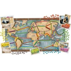 Les Aventuriers Du Rail – Autour Du Monde -Plateau Jeux Magasin Aventuriers du Rail Monde2 1