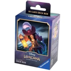 Disney Lorcana – Deck Box Capitaine Crochet -Plateau Jeux Magasin Deck Box Lorcana Capitaine Crochet