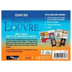 Escape Box – Enquête Au Louvre -Plateau Jeux Magasin Escape Box Enquete au Louvre 1