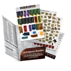 Gloomhaven Les Mâchoires Du Lion – Set De Vignettes Amovibles -Plateau Jeux Magasin Gloomhaven Les Machoires du Lion Removable Sticker Set 1