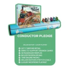 Isle Of Trains – Conductor Pledge 5 Isle Of Trains – Conductor Pledge -Plateau Jeux Magasin Isle of Train Conductor Pledge 1