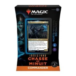 Magic The Gathering – Innistrad Chasse De Nuit Commander Deck Morts-Vivants Déchainés -Plateau Jeux Magasin MTG Innistrad Midnight Hunt Commander Deck Morts Vivants 1