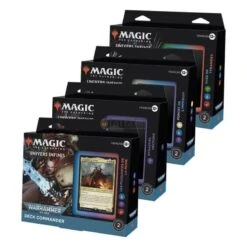 Magic The Gathering – Warhammer 40K Universes Beyond Commander Deck Display -Plateau Jeux Magasin MTG Warhammer 40K Universes Beyond Deck Display 1