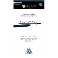 Sleeves Transparents 120 X 210MM 55P Paladin Michonne -Plateau Jeux Magasin Sleeves Transparents 120 x 210MM 55P Paladin Michonne 1