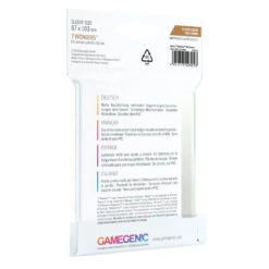 Sleeves Transparents 67 X 103MM 80P Matte -Plateau Jeux Magasin Sleeves Transparents 67 x 103MM 80P Matte 1