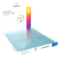 Ultrasonic 9-Pocket Top Loading 50 Pages -Plateau Jeux Magasin Ultrasonic 9 Pocket Top Loading 20