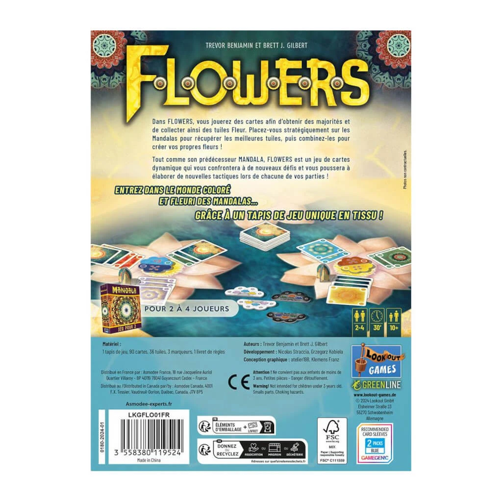 Flowers – Un Jeu Mandala 2 Flowers – Un Jeu Mandala – Image 2