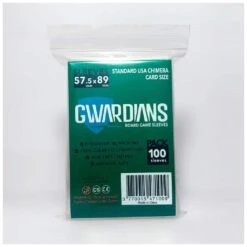 Sleeves Transparents 57,5 X 89MM 100P Gwardians